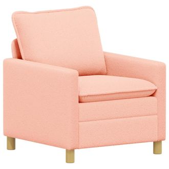 vidaXL Sof&aacute; Rosa 76 X 81 X 87,5 Cm Tela Vidaxl