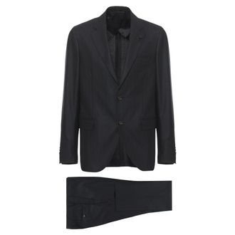 Lardini Traje ic&oacute;nico de botonadura sencilla - Suits - Hombre - Azul - 2XL