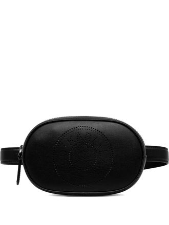 Karl Lagerfeld logo-detail belt bag - Black