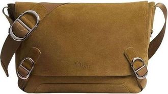 Dior 26 Medium Dior Jett Messenger Bag with Flap Brown 1DBME214BCN-H02M