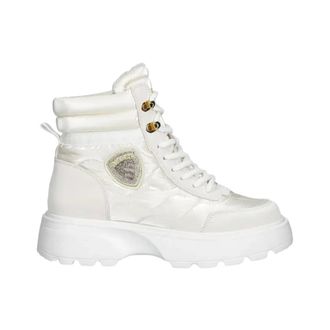 Blauer Dames, Schoenen, Wit, Maat: 35 EU Leer