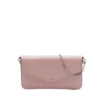 Louis Vuitton Pre-owned Pochette Felicie - Dames - Pre-owned - Roze - Maat: ONE Size Leer