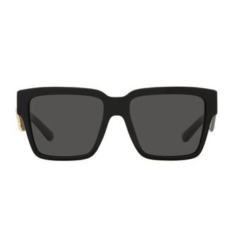 Dolce & Gabbana Barocco Stijl Zonnebril - unisex - Zonnebrillen - Zwart - 55 MM - Accessoires