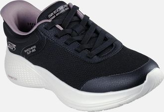 Skechers Womens Skechers BOBS Infinity Vapor Glow Synthetic Womens Black Trainers - Size: 6