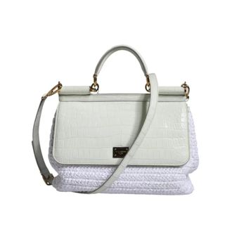 Dolce & Gabbana Pre-owned borse di pelle a tracolla - - Pre-owned - Donna - Bianco - ONE SIZE