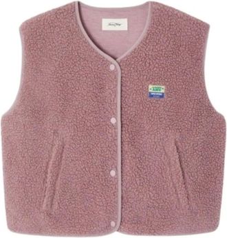 American Vintage Dames, Jassen, Paars, Maat: M/L Fleece