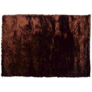 Wanderlust Deco Alfombra Unicolor Marr&oacute;n Pelo Alto 3cm 160x230 Cm