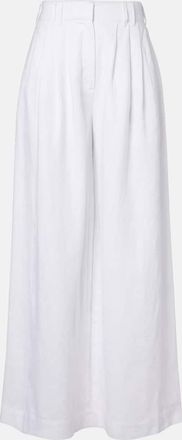 Poss&eacute; Parker linen wide-leg trousers