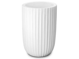 Schubiger M&ouml;bel Vase Venus Weiss Matt H: 50 cm