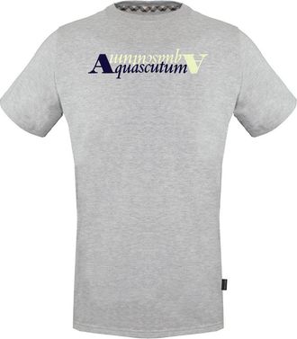 Aquascutum Reflection Logo grijs T-shirt