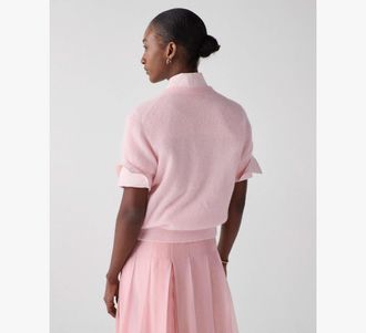 Kate Spade New York Fuzzy Short Sleeve Sweater