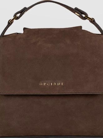 Orciani leather shoulder bag