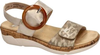 Remonte Sandaal met sleehak - Dames - Sleehakken - Geel - 40 EU - Schoenen