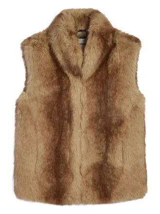 Apparis Laila faux-fur vest - Brown