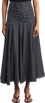 Charo Ruiz Ibiza Senda Long Skirt In Navy
