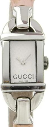 Gucci Pre-owned Stainless Steel watches - Dames - Vintage Horloges - Wit - ONE Size - Vintage
