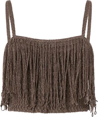 Pinko Sleeveless Tops - Dames - Tops zonder mouwen - Bruin - XS - Tops