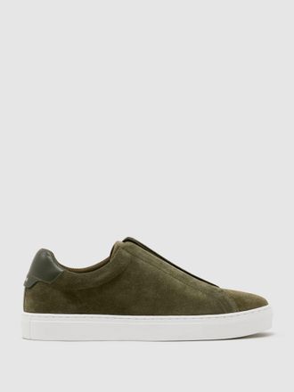 Reiss Olive Green Trainers, U42