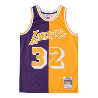 Mitchell & Ness x NBA Los Angeles Lakers 1996-97 Split Swingman Jersey Shaquille ONeal 32 SMJY4845-LAL84EJHPRYW