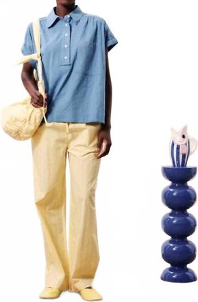 FRNCH Brizea Top In Blue