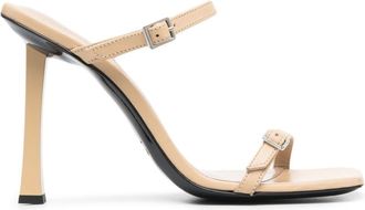 by FAR Flick 90mm sandals - women - Leather - 39 - Neutrals