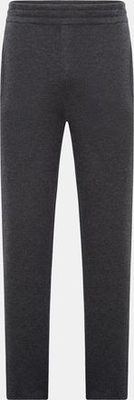 Braun Hamburg Men - Cashmere sweatpants dark grey melange