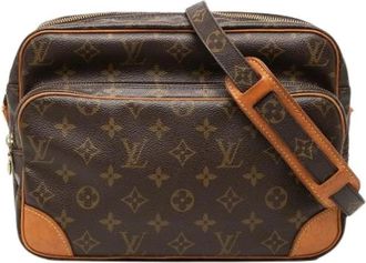 Louis Vuitton Pre-owned Nil Schoudertas - Dames - Vintage Schoudertas - Bruin - ONE Size - Leer - Vintage
