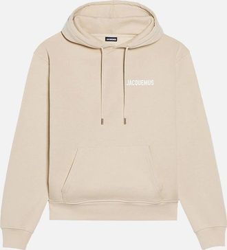 Jacquemus Mens Jacquemus LE SWEATSHIRT Hoodie Beige - Tan - Size: 42