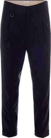 Paolo Pecora Straight-Leg Chino Pants with Cuffed Hems and Refined Accents