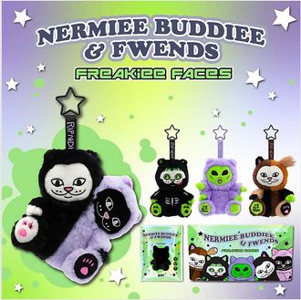 Ripndip Nermiee Buddies & Friends Mutants Bag Charm estampado