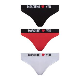 Moschino Pack de tres tangas - Underwear - Mujer - Negro - XL