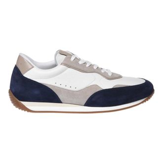 Baldinini Suede and Tumbled Leather Sneaker - male - Baldinini - Sneakers - Multicolor - 9 1/2 UK - Shoes