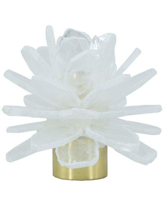 A&B Home Selenite Stone Candle Holder