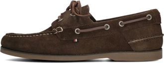 Tommy Hilfiger Schoenen, Heren, Bruin, 43 EU, Su&egrave;de, Su&egrave;de Boot Schoenen Mocassins