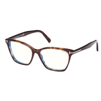 Tom Ford Glasses, unisex, Brown, Size: 56 MM Cat-eye Optical Frame