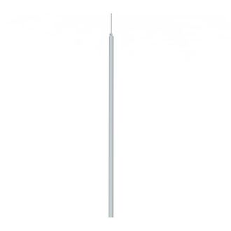Lumicom Stelo 1X Sospensione, led integrato, 4.2W, 4000K, metallo, grigio, H.100cm - Lumicom