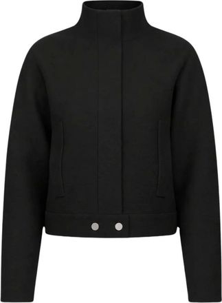 Guess Sweatshirt van wolmix - Dames - Jassen - Zwart - Maat: S Wol