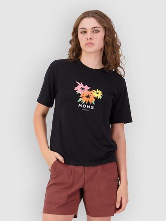 Mons Royale Icon Merino Funktionsshirt schwarz