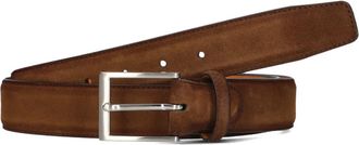 Magnanni Suede Riem 1078 - Heren - Riemen - Bruin - 115 CM - Leer - Accessoires