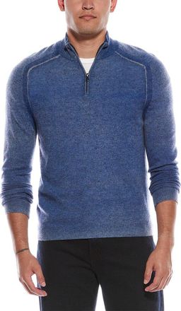 Autumn Cashmere Inked 1/4-Zip Cashmere Pullover
