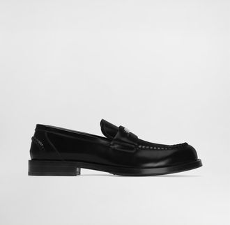 Dolce & Gabbana Calfskin Loafers - Man Driver Shoes And Loafers Black 41.5