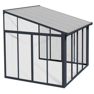 Canopia by Palram Canopia San Remo Pergola Chiusa in Alluminio 3X3 m Grigio