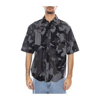 Only & Sons Short Sleeve Shirt - Heren - Korte mouwen Overhemden - Zwart - XL - Overhemden