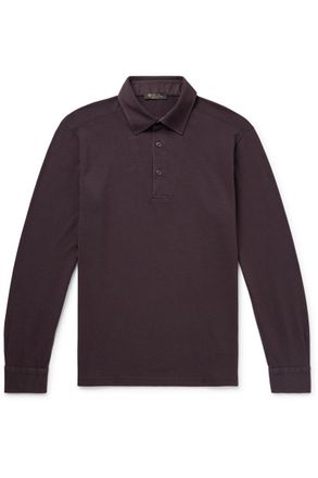 Loro Piana Cotton-Piqué Polo Shirt