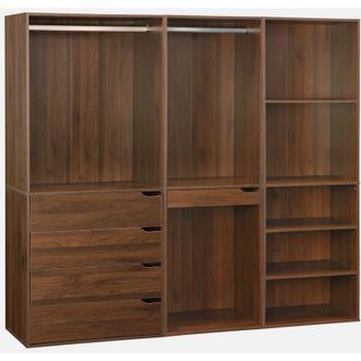 Sweeek Sweeek - Armadio guardaroba modulare con 3 elementi