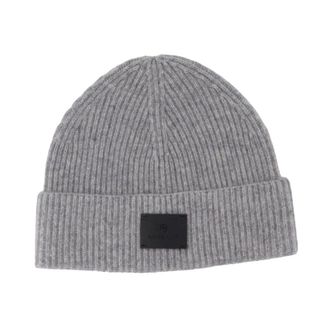 Anine Bing Carley Beanie - Dames - Hoeden - Grijs - ONE Size - Kasjmier - Accessoires