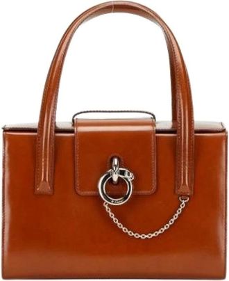 Cartier Pre-owned Handbags, female, Brown, Size: ONE SIZE Pre-owned Vintage Leather Handbag