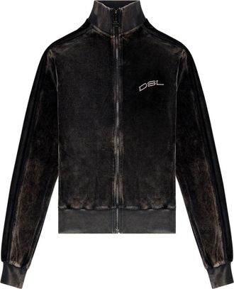 Diesel F-Kinigli cropped jacket - women - Cotton/Polyamide - S - Black