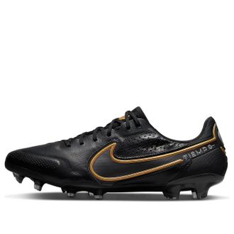 Nike Tiempo Legend 9 Elite FG Black Metallic Gold CZ8482-007