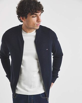 Tommy Hilfiger Knit Baseball Jacket